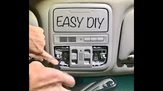 Dome light switch and bulb replacement. Honda Odyssey.