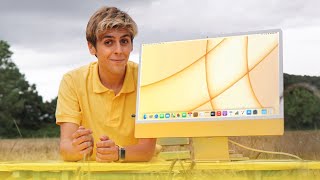 ? M1 iMac Unboxing (Yellow)