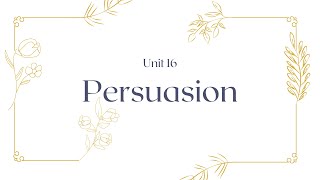 Unit 16 Persuasion | Basic English Composition