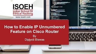 How To Enable Ip Unnumbered Feature On Cisco Router Youtube