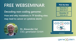 Decoding non-coding genome: How and why mutations in TFBS may lead to cancer or cytokine storm