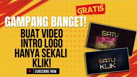 Apa boleh Sekeren ini |Cara buat video intro logo gratis dan unlimited #intrologo #renderforest