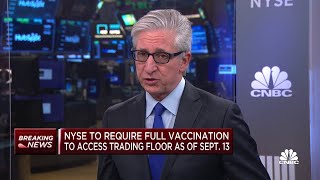 NYSE requires full vaccination by September 13th to access trading floor