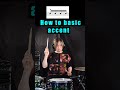 How to basic accent アクセントの叩き方 #drums #rudiments #drumlessons