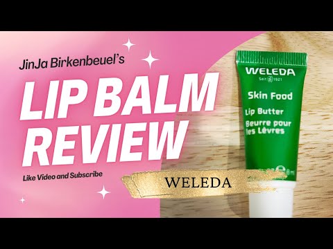 😍 Weleda Skin Food Lip Butter 🧈 Product Review by JinJa Birkenbeuel 👐🏾