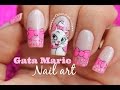 Decoración de uñas gata Marie - Marie cat nail art