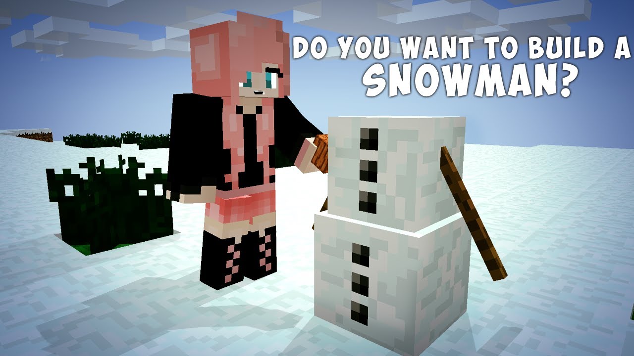 Do you Want To Build a Snowman? (Minecraft Animation) - YouTube