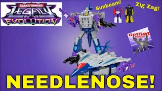 Transformers Legacy Evolution Needlenose w/ Sunbeam and ZigZag - GotBot True Review NUMBER 1047