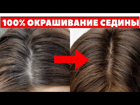 СЕДЫЕ ВОЛОСЫ становятся ЧЕРНЫМИ через 20 минут