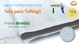 Base Primária Para Bordar Tapete Tufting Resimi
