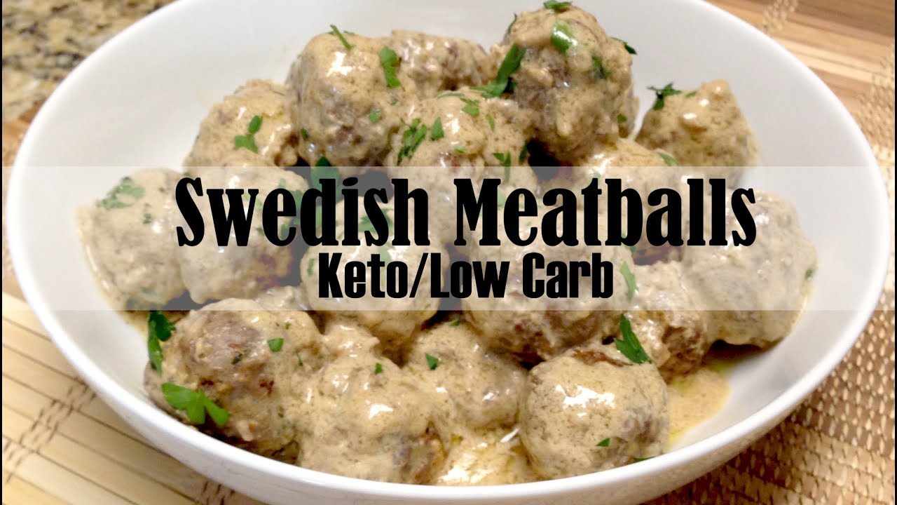 Keto Swedish Meatballs Low Carb & Keto Diet YouTube