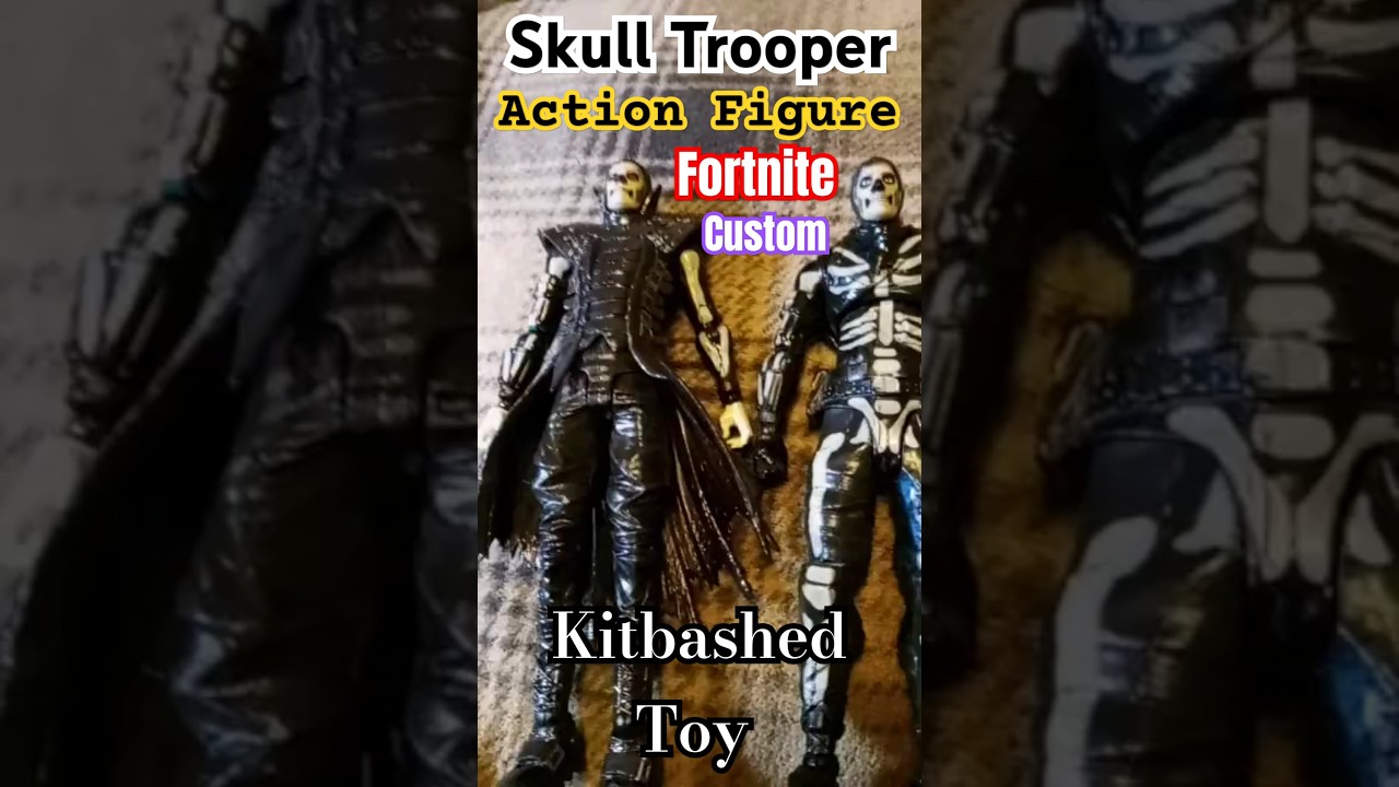 👉🏼 ☠️ (Skull Trooper) | Fortnite | Action Figure | Custom | Kitbashed Toy