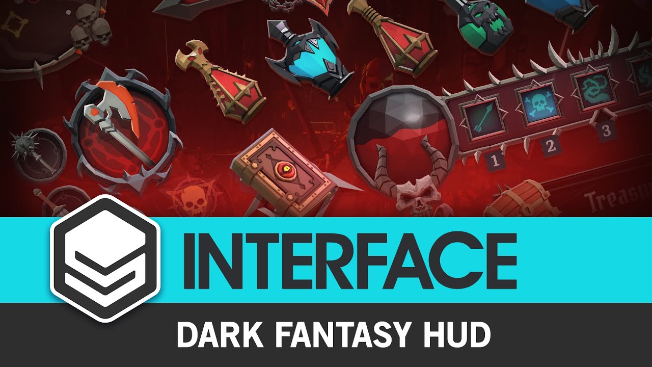 Dark Fantasy HUD - Synty INTERFACE - GUI, video preview 3