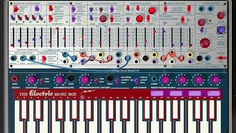 Mapping the Sensel Buchla Thunder Overlay Hex controllers to Arturia Buchla Easel V (standalone)