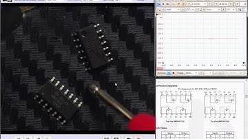 Using a curve tracer to verify a faulty soic 8 buffer chip 74HC125