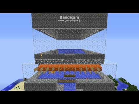 Minecraft 溶岩式トラップタワー ６分間 Youtube