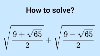 A Nice Square Root Problem | Can you simplify this?