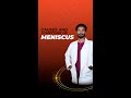Dr Jeeva | Meniscus | Ayush Ortho