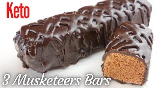 Keto 3 Musketeers Candy Bar | 1g TOTAL CARB | Flourless Egg White Recipe screenshot 3