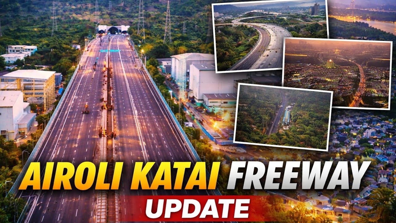Airoli–Katai Freeway BIG UPDATE 🚧 | Tunnel, Flyovers & Latest Progress