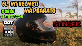 CASCO, MT HELMETS STINGER, REVIEW - YouTube