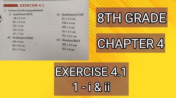 Practical Geometry Exercise 4.1 | NCERT Syllabus | Grade VIII | Chapter 4 | CBSE | BOARDMARKS