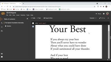 The Spark Foundation Task-1 OCR #gripmay2021
