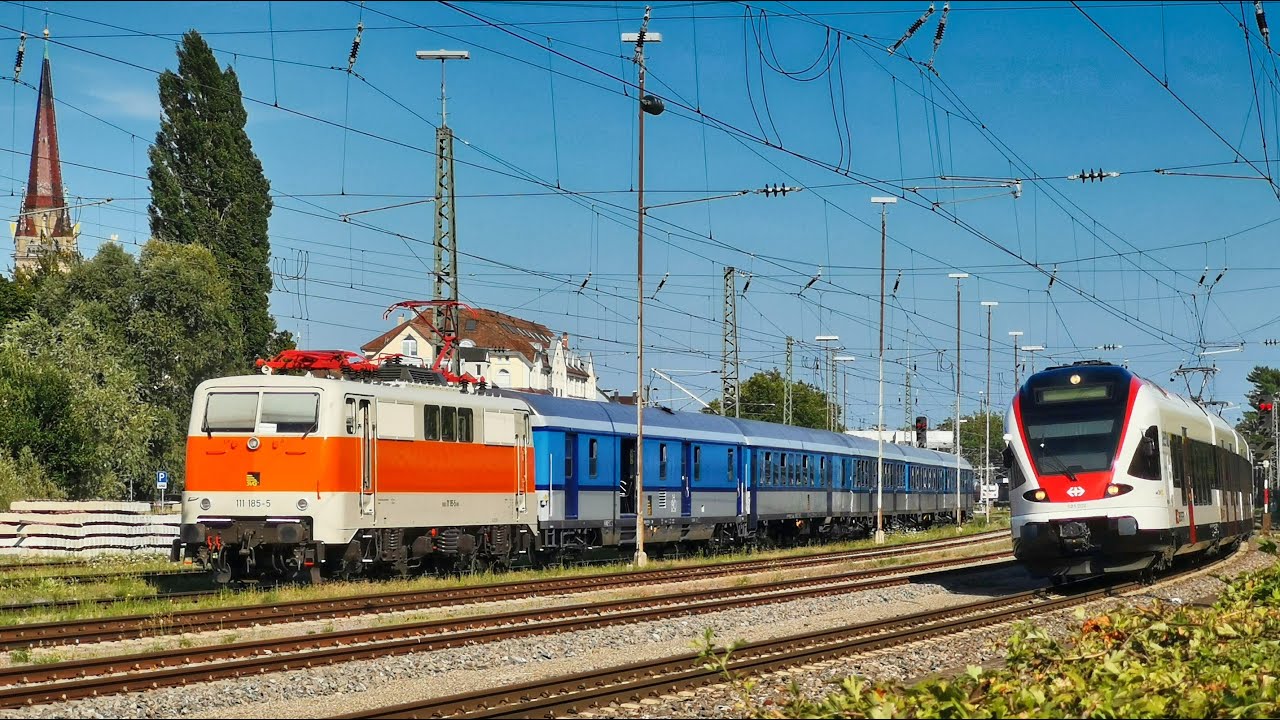 BR 111 in S-Bahn Lackierung der 80er Jahre 🟠 Kieselgrau-Orange 🟠 mit ...