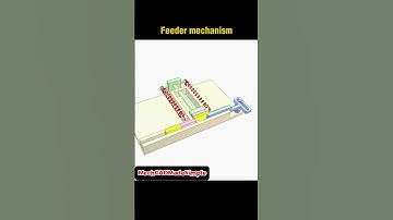 Mechanical Mechanisms | Feeder Mechanism | CAD Design | #Animation #cad  #engineering