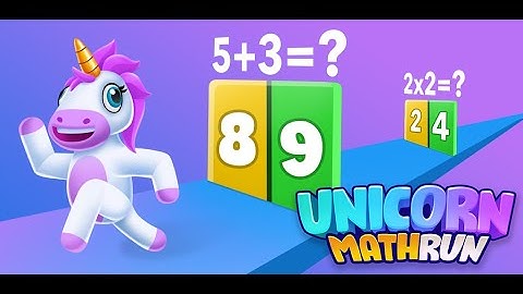 UNICORN GAME : MATH RUN GAMEPLAY ON ANDROID TRAILER