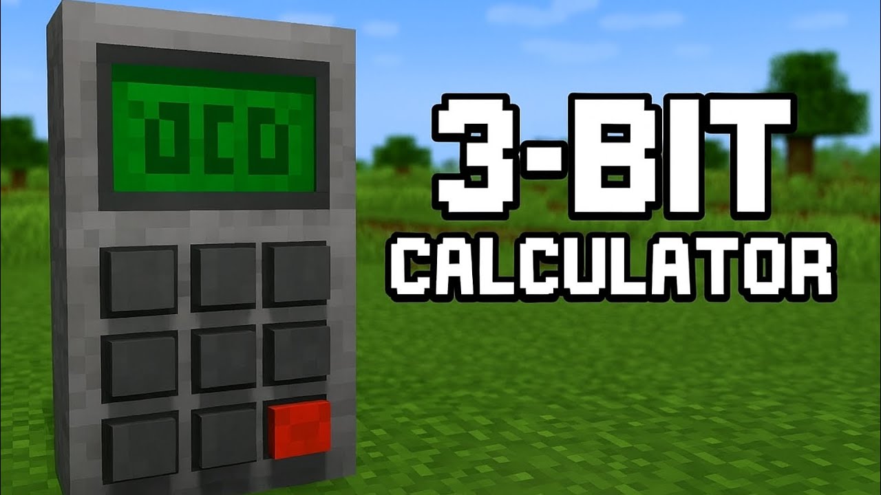 How to build 3-bit Calculator in Minecraft .چگونه در ماینکرافت ماشین ...