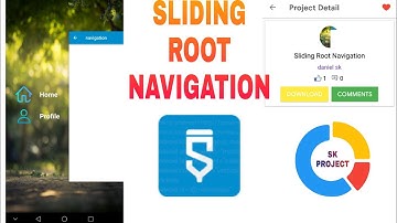 Sliding Root Navigation in Sketchware