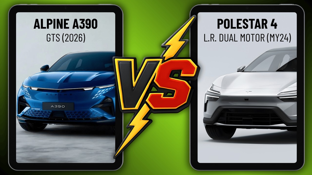 Alpine A390 GTS (2026) vs Polestar 4 Long Range Dual Motor (2024) 😮😋