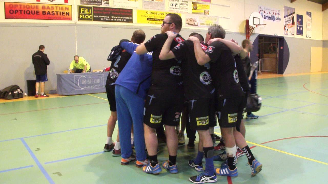 Cri De Guerre Caudry Handball Club 10 01 2016 Youtube
