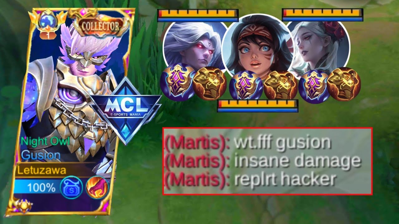 GLOBAL GUSION TRICK TO DOMINATE TANKY ENEMIES in MCL FINALS!!