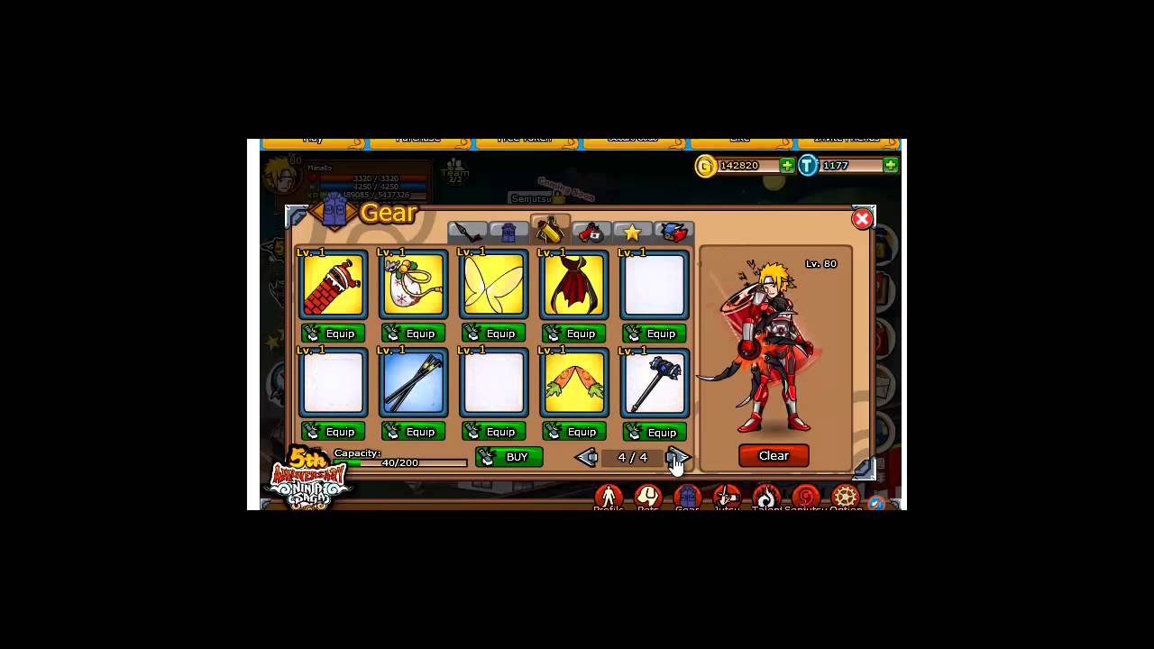 Ninja Saga - season 54 rewards