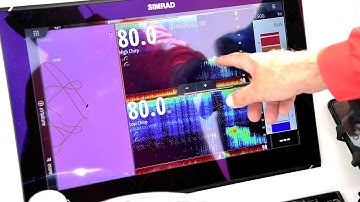 Simrad sounder Settings to get the best image