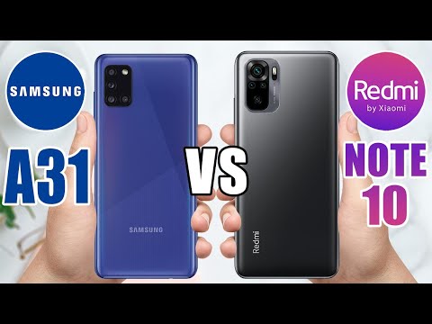 Samsung Galaxy A31 vs Xiaomi Redmi Note 10