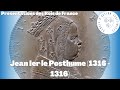 Jean ier le posthume 1316  1316  prsentations des rois de france