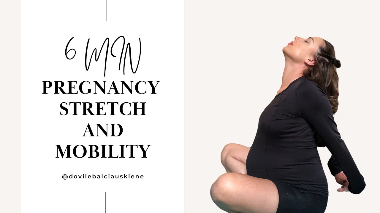 PREGNANCY DAILY STRETCHES| For every trimester - YouTube
