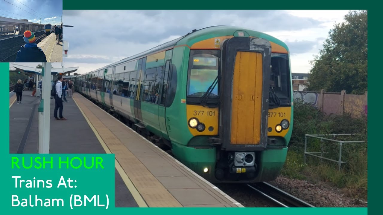 Here have some excellent RUSH HOUR Trains at Balham!  | 1/9/25 | BML | National Rail Platforms