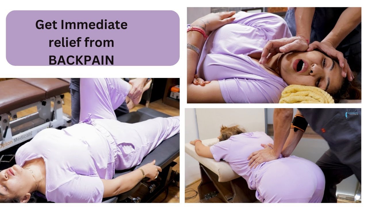 Chiropractic Adjustment for Back Pain & Hip pain| #Chiropractic| #Chiropractorinbangalore|