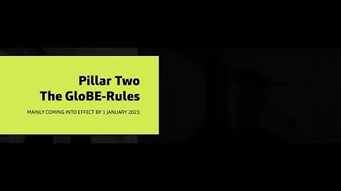 BEPS 2.0 - Pillar One and Pillar Two