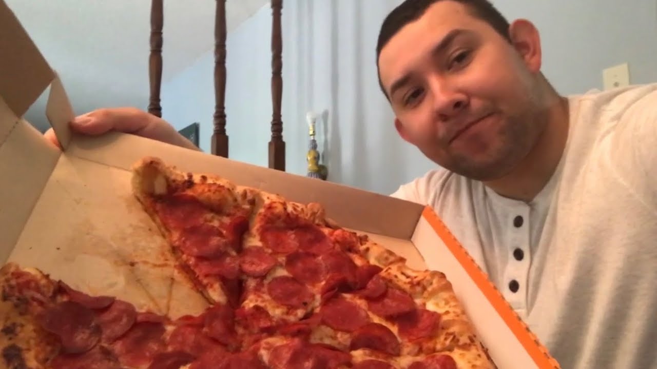 Little Caesars stuffed crust pizza YouTube