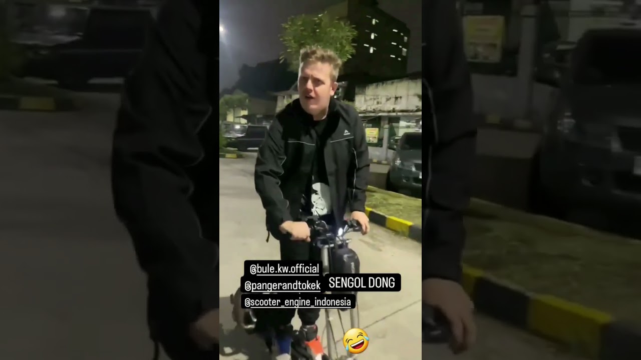 bule kw bawa goped scooter engine indonesia 