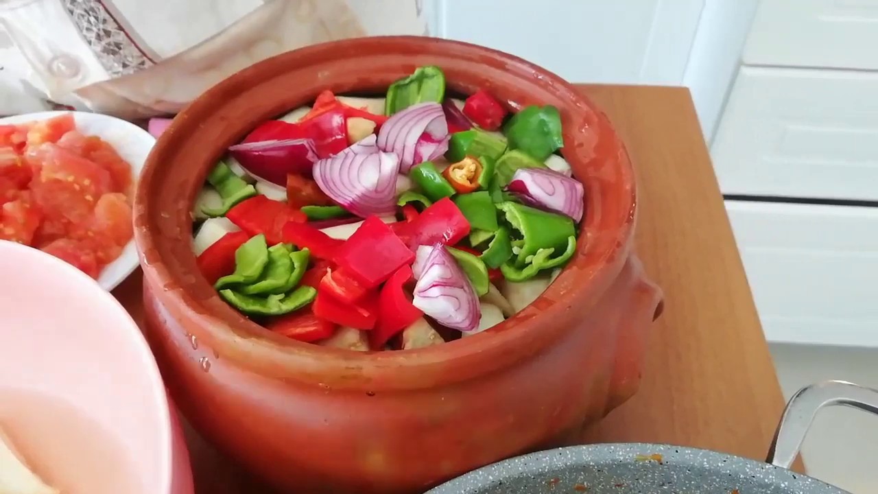 GERÇEK TOPRAK KAPTA PATLICAN GÜVEÇ NASIL YAPILIR | YEMEK TARİFİ