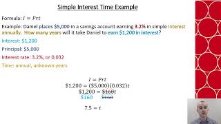 Math 100 Ch 2.1 - Simple Interest
