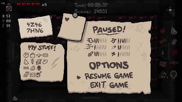 The BInding of Isaac Afterbirth: Unlimited health seed