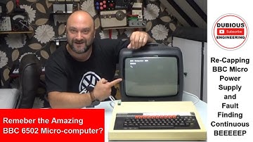 DuB-EnG: BBC Model B Microcomputer Power Supply PSU ReCap Service Teardown Fault Finding & Refurbish