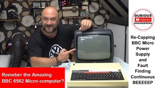 Dub-Eng Bbc Model B Microcomputer Power Supply Psu Recap Service Teardown Fault Finding Refurbish